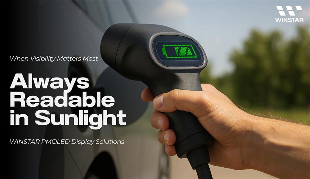 When Visibility Matters Most | Always Readable in Sunlight | WINSTAR PMOLED Display Solutions