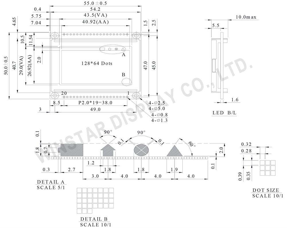 Graphic Module 128x64 - WG12864E1