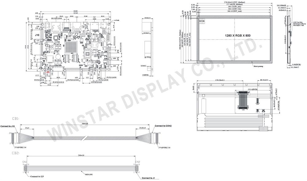 12.1 PCAP TFT Module (LVDS) with Android Embedded System / Linux Embedded System